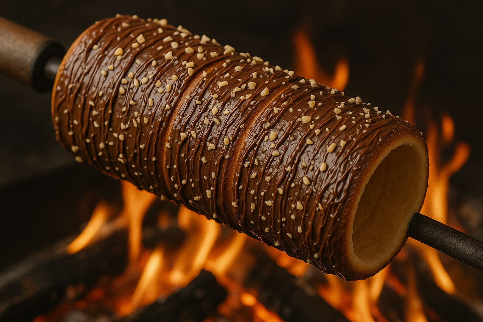 Nutellás kürtőskalács